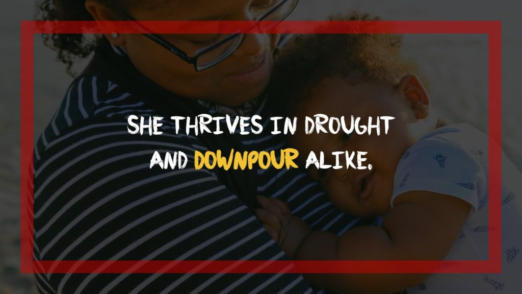 Mom Black Going Strong Through Every Season