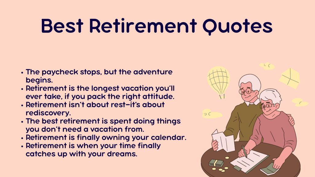 Best Retirement Quotes 