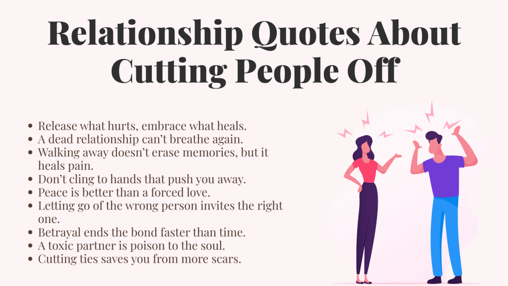 Relationship Quotes About Cutting People Off
